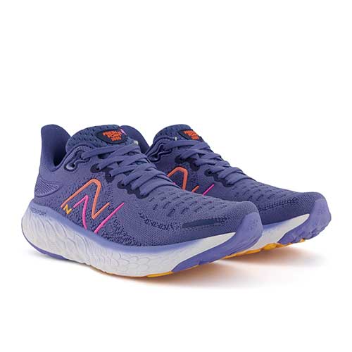 Women's Fresh Foam X 1080v12 Running Shoe- Night Sky/Vibrant Orange - Regular (B)