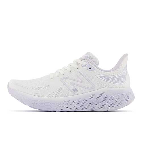 Women's Fresh Foam X 1080v12 Running Shoe- White/Libra - Regular (B)