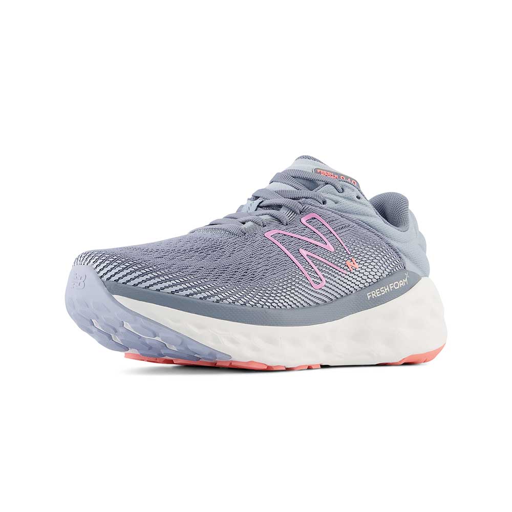 Women's Fresh Foam X 840v1 Running Shoe- Arctic Grey/Raspberry - Wide (D)