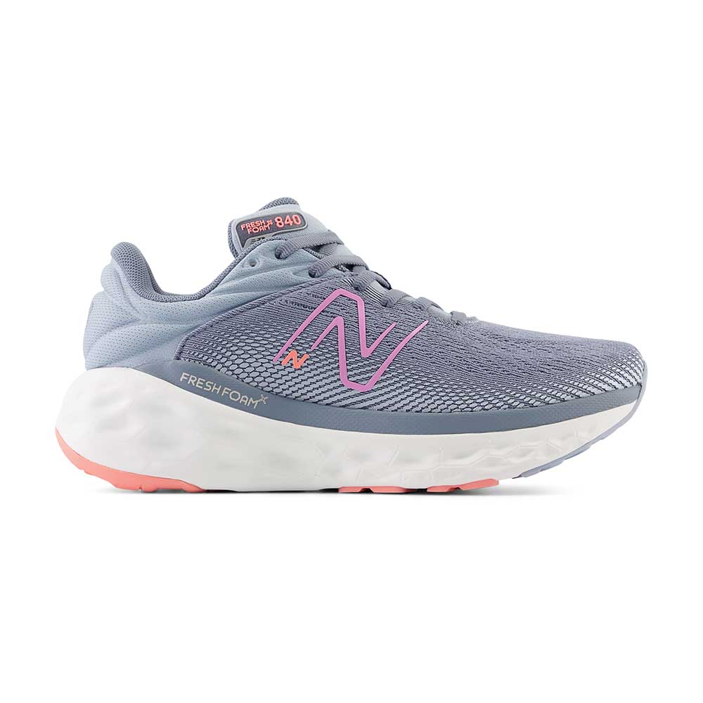 Women's Fresh Foam X 840v1 Running Shoe- Arctic Grey/Raspberry - Wide (D)