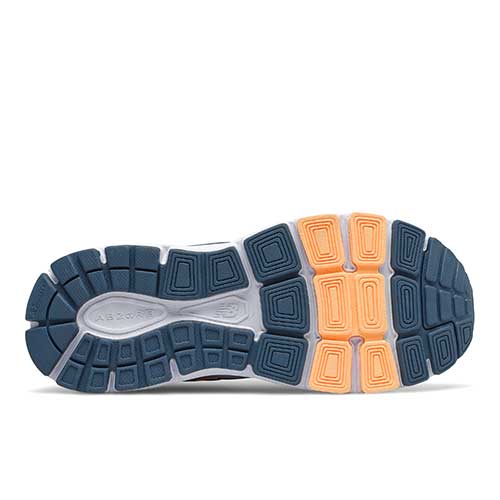 Women's 840v5 Running Shoe - Silent Grey/Light Mango - Extra Wide (2E)