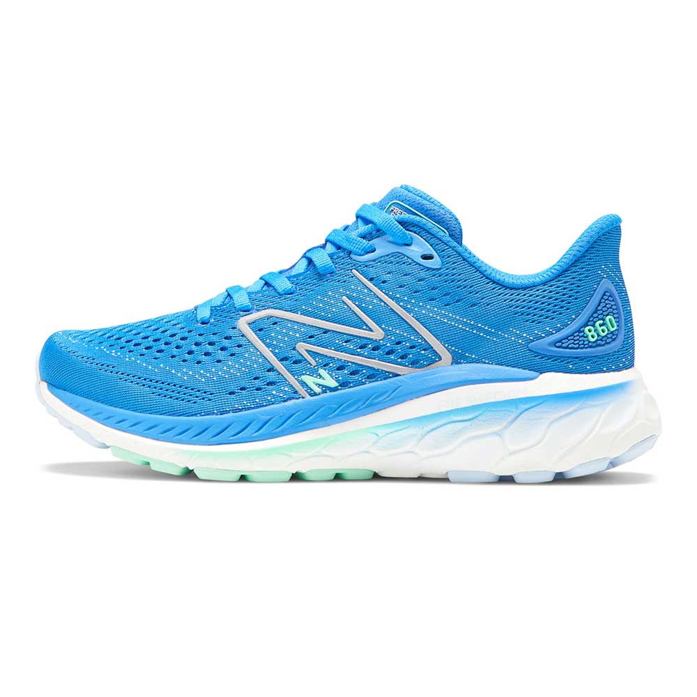 Women's Fresh Foam X 860 v13 Running Shoe - Bright Lapis/Bright Mint - Wide (D)