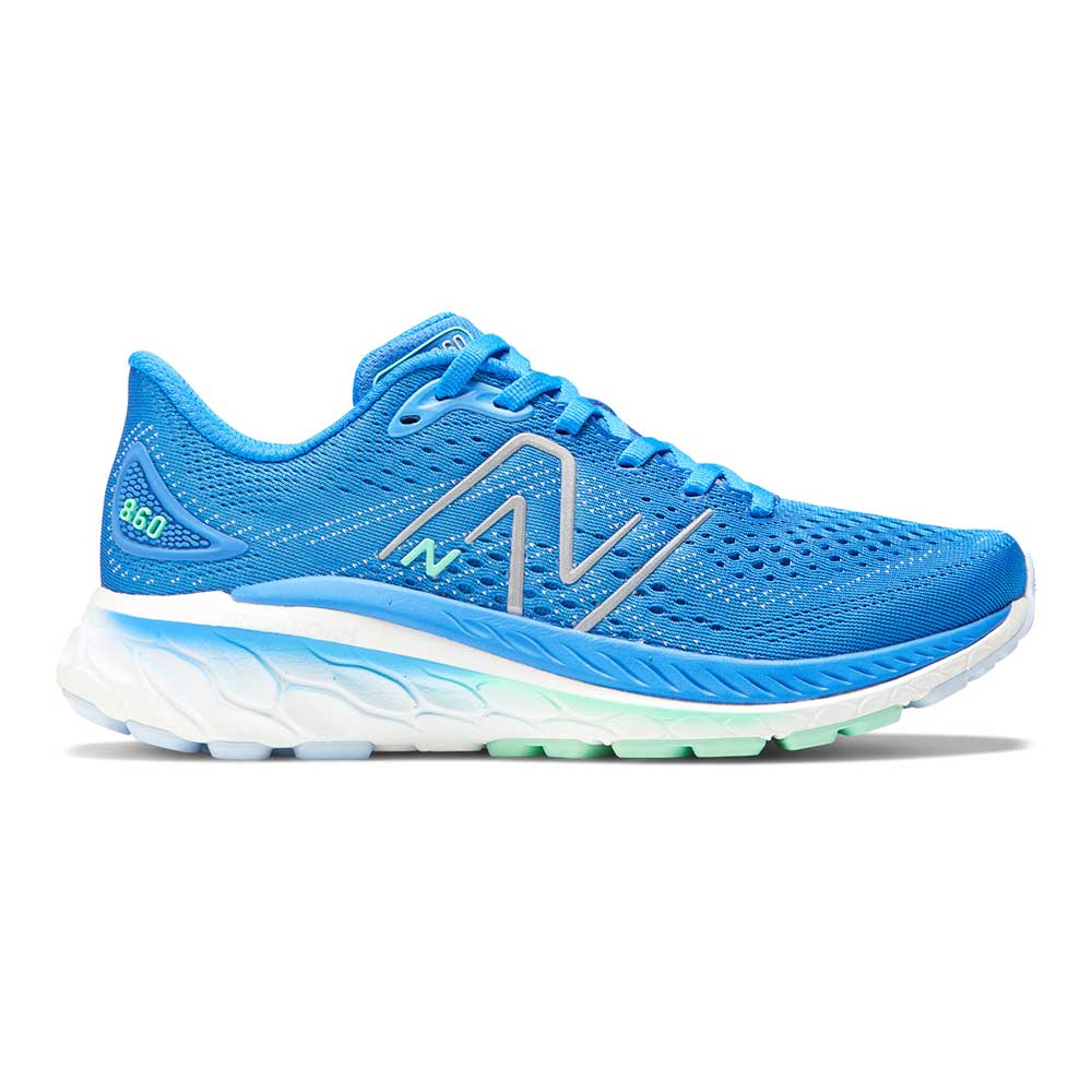 Women's Fresh Foam X 860 v13 Running Shoe - Bright Lapis/Bright Mint - Wide (D)