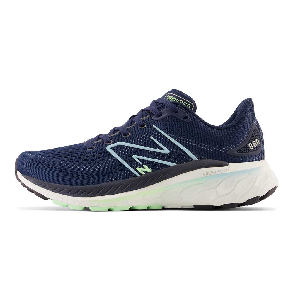 Women's Fresh Foam X 860v13 Running Shoe - NB Navy/Bleach Blue - Wide (D)