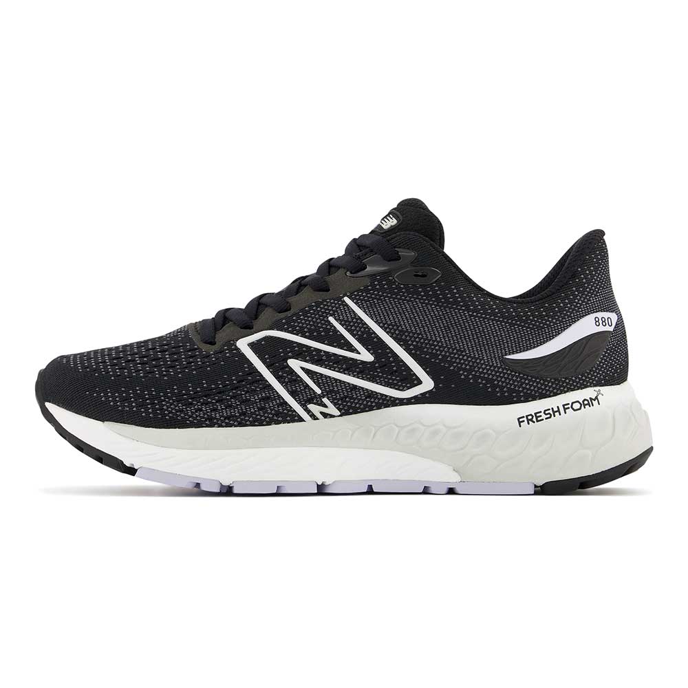 Women's Fresh Foam X 880v12 Running Shoe - Black/Violet Haze - Regular (B)