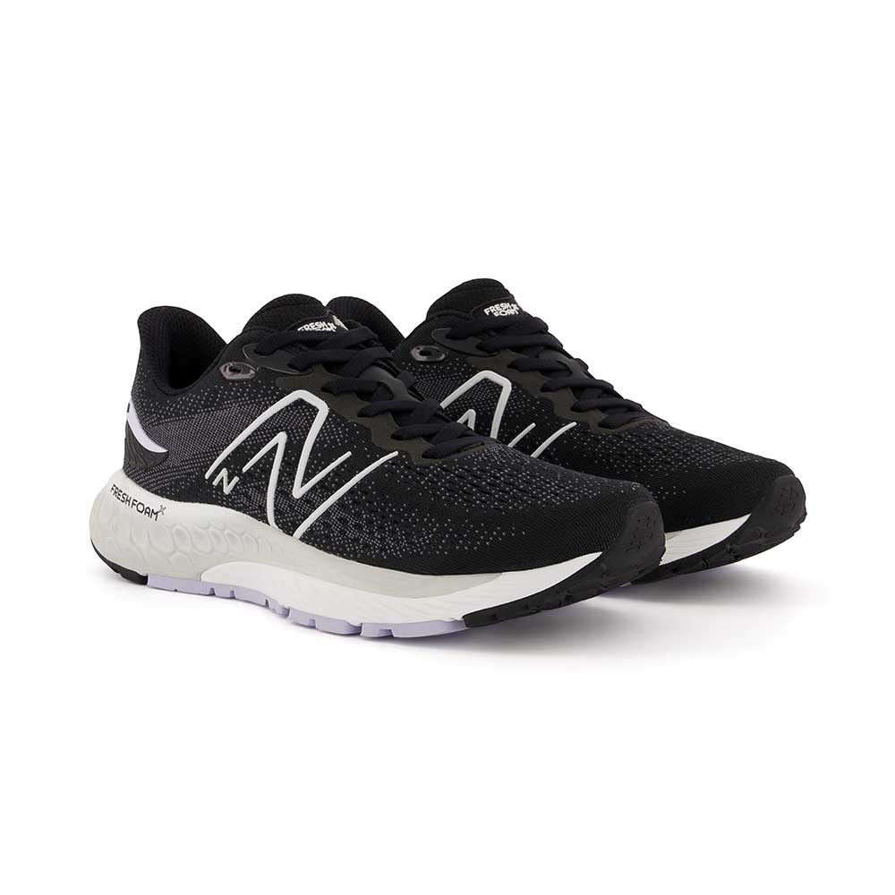 Women's Fresh Foam X 880v12 Running Shoe - Black/Violet Haze - Regular (B)