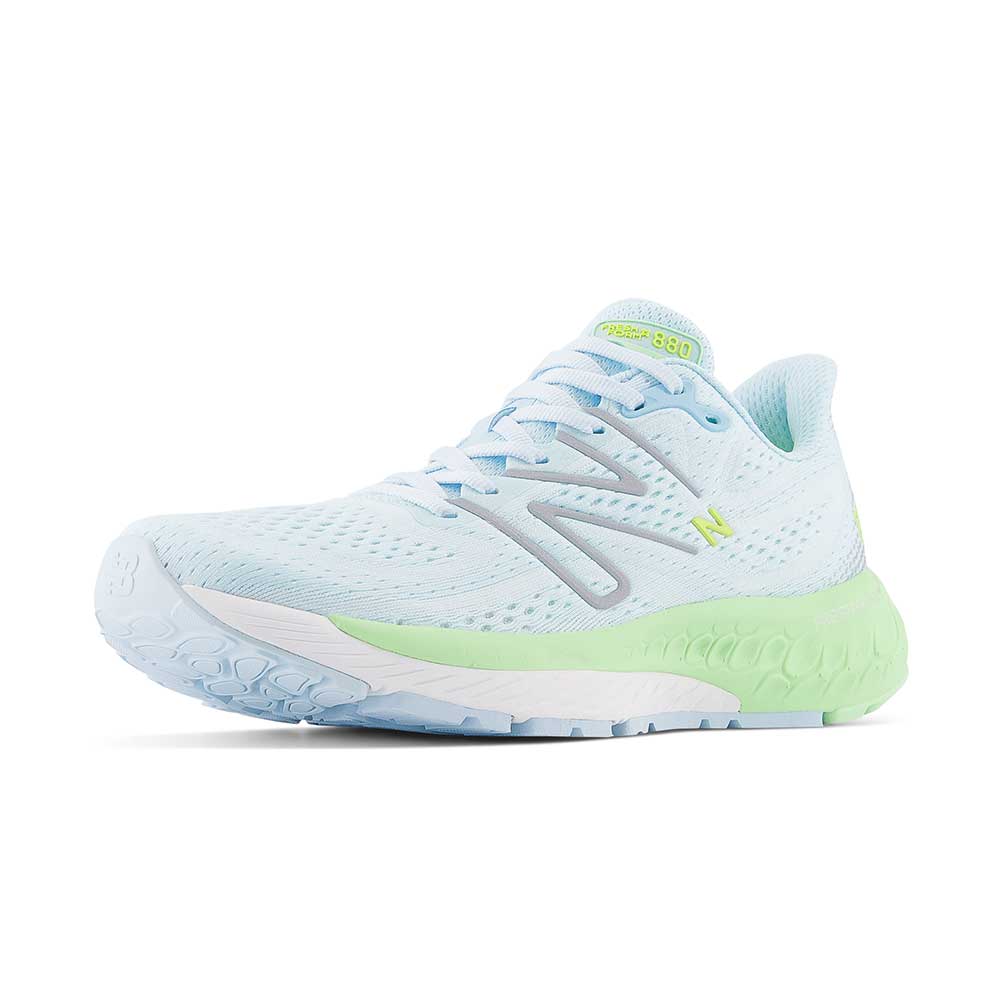 Women's Fresh Foam X 880v13 Running Shoe- Blue/Green Aura - Regular (B)