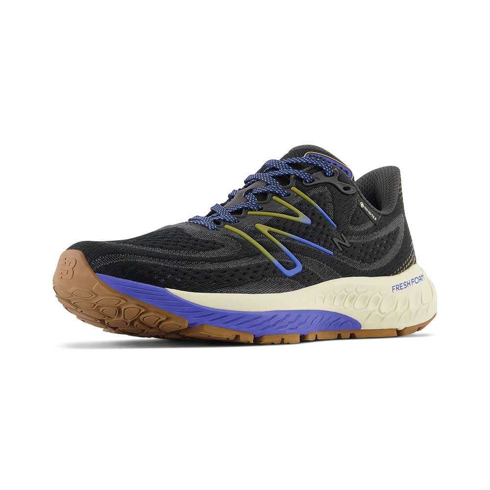 Women's Fresh Foam X 880 V13 Gore-Tex® Running Shoe - Black/Marine Blue- Wide (D)