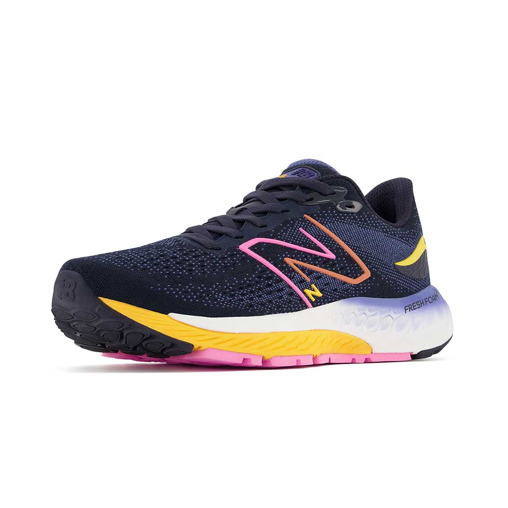 Women's Fresh Foam X 880v12 Running Shoe- Eclipse/Vibrant Apricot - Extra Wide (2E)