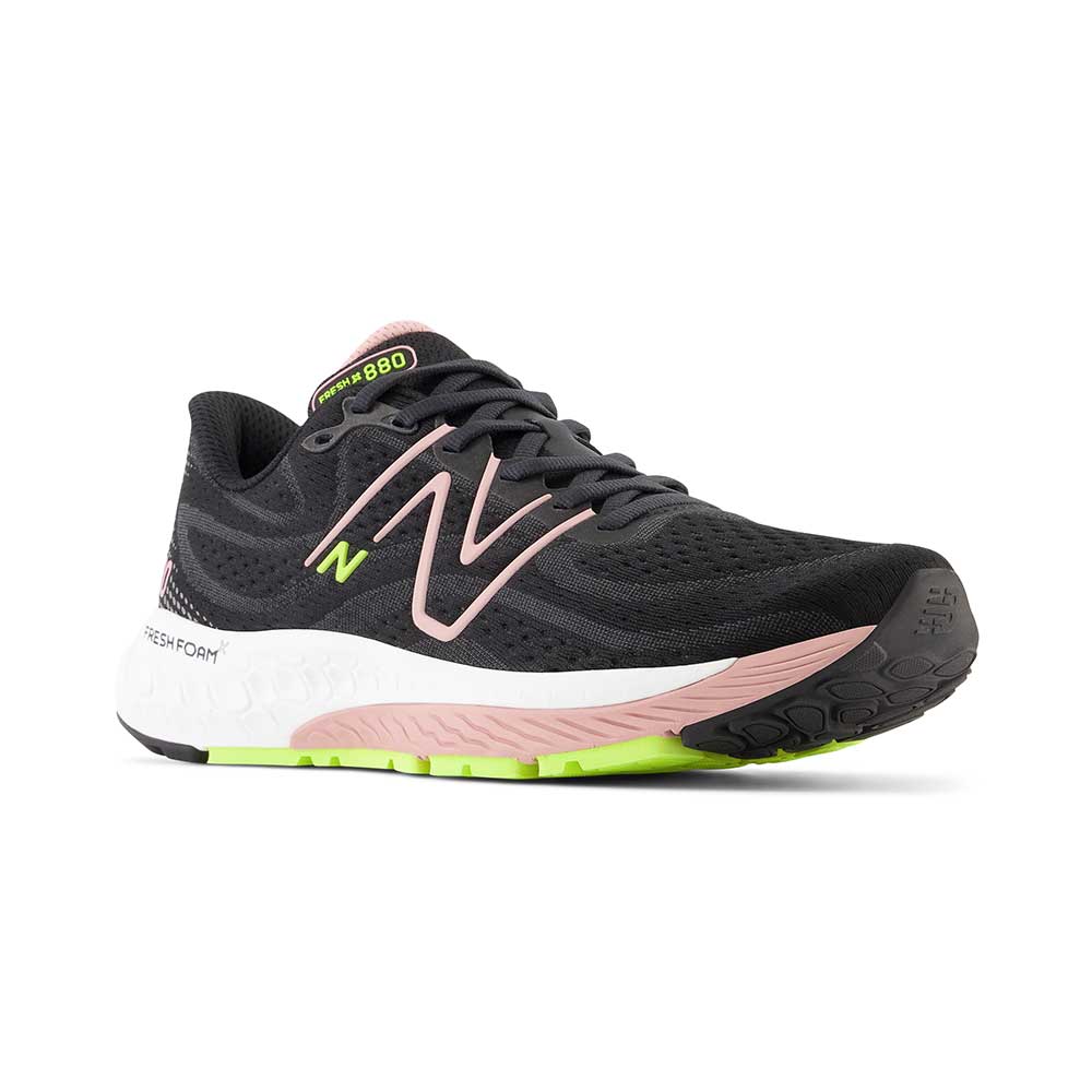 Women's Fresh Foam X 880v13 Running Shoe - Black/Pink Moon - Regular (B)