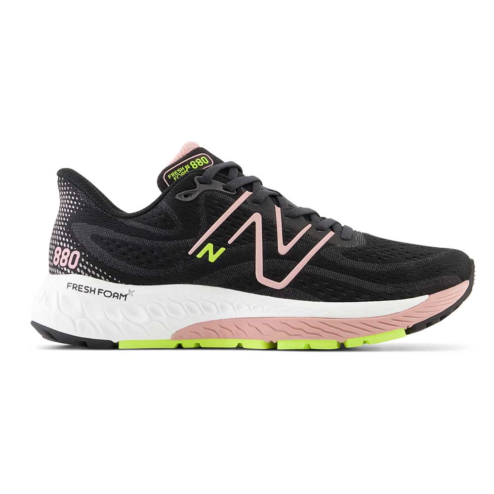 Womens running shoes black and pink Clearance
