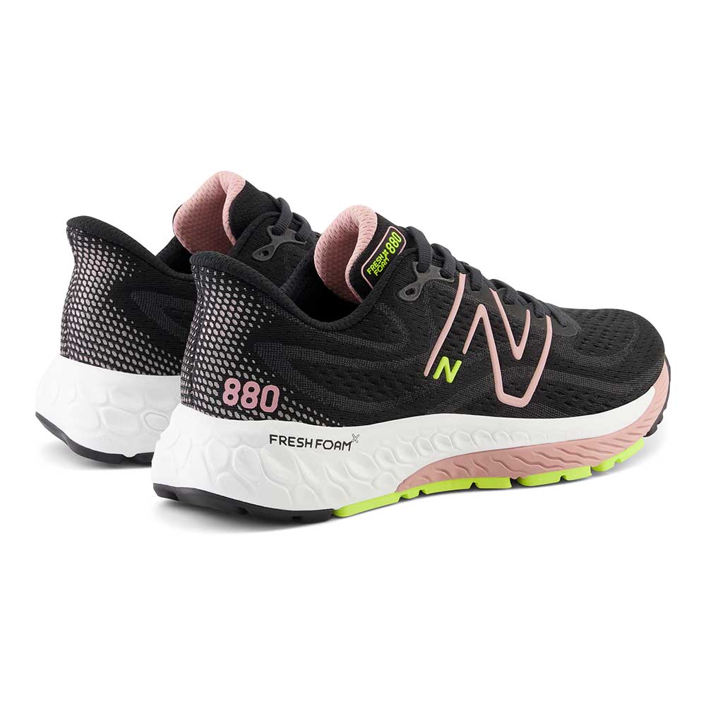 Women's Fresh Foam X 880v13 Running Shoe - Black/Pink Moon - Regular (B)