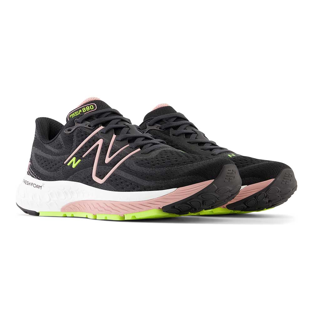 Women's Fresh Foam X 880v13 Running Shoe - Black/Pink Moon - Regular (B)