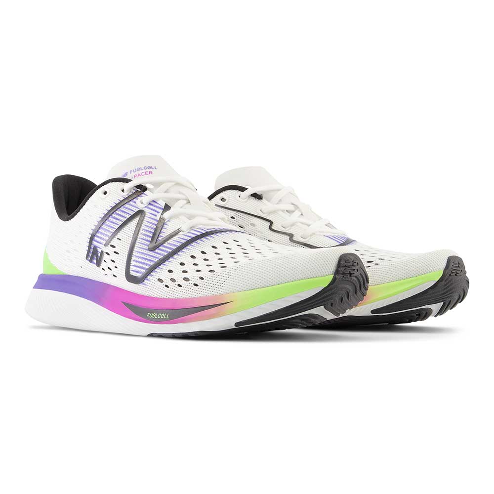 Women's FuelCell SuperComp Pacer Running Shoe - White/Electric Indigo - Regular (B)