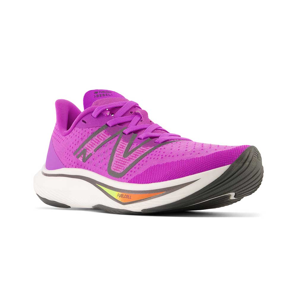 Women's FuelCell Rebel v3 Running Shoe - Cosmic Rose/Blacktop - Regular (B)