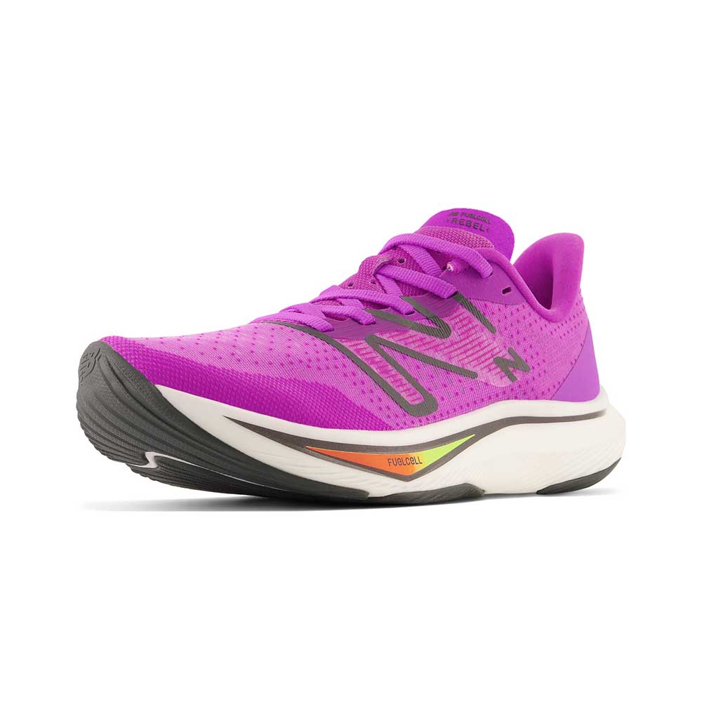 Women's FuelCell Rebel v3 Running Shoe - Cosmic Rose/Blacktop - Regular (B)