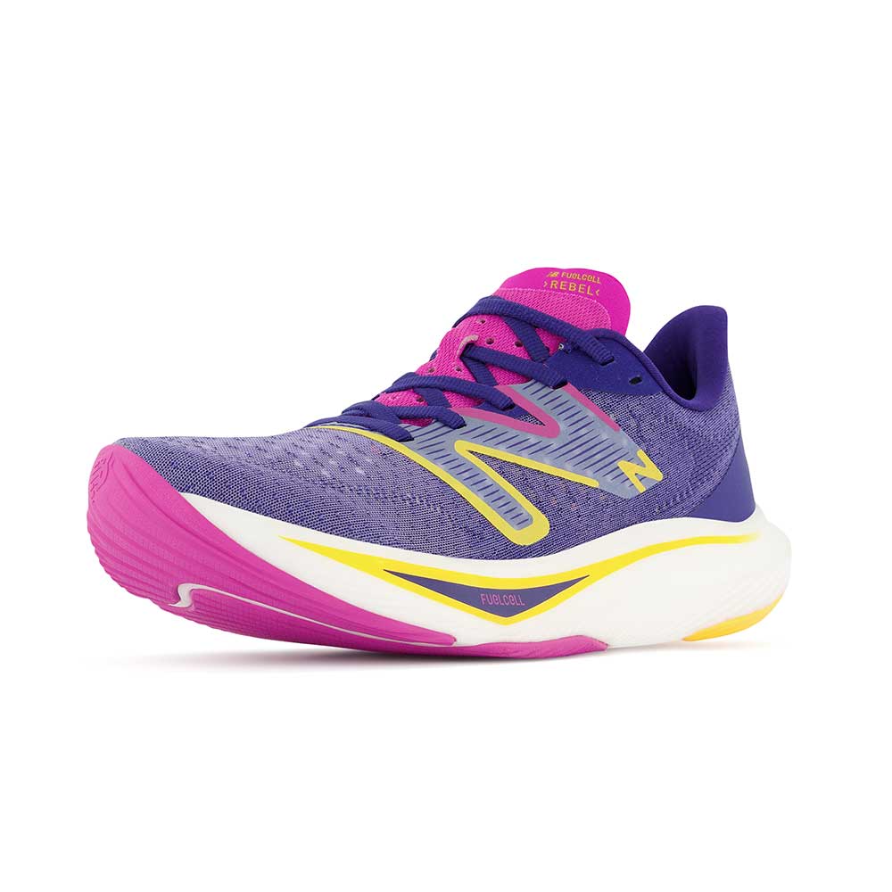 Women's FuelCell Rebel v3 Running Shoe - Victory Blue/Magenta Pop - Regular (B)