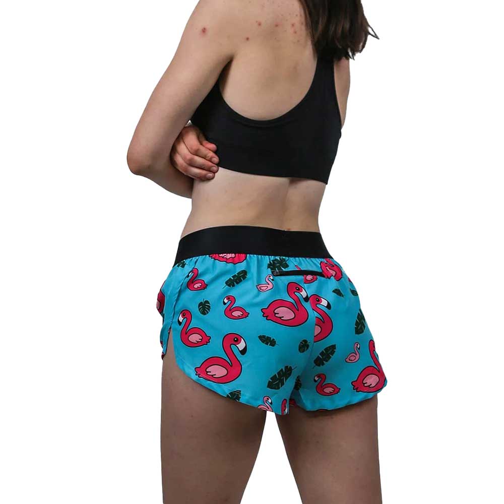 Women's Blue Flamingo 1.5" Short - Blue Flamingo