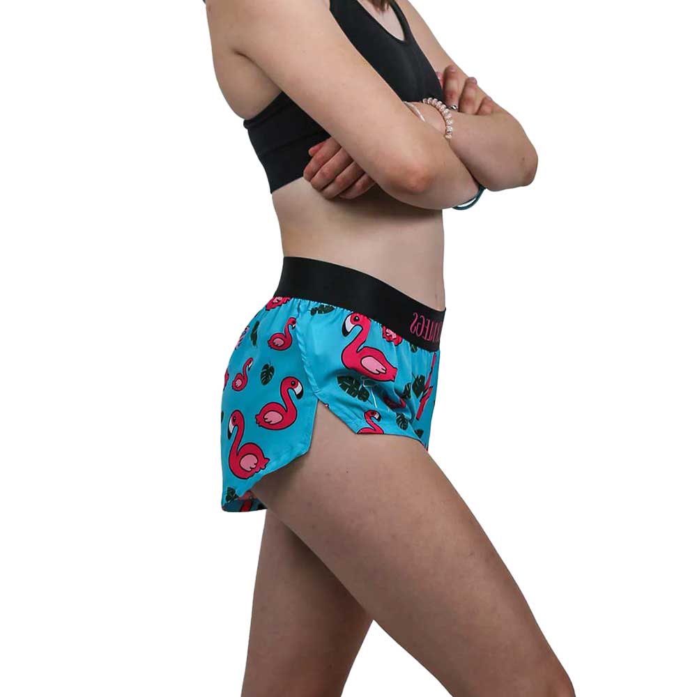 Women's Blue Flamingo 1.5" Short - Blue Flamingo