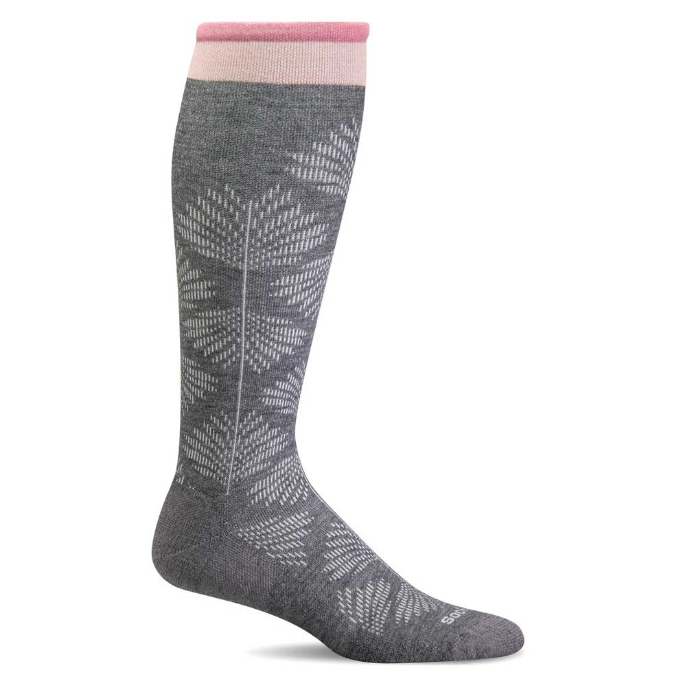 Women's Full Floral - Charcoal