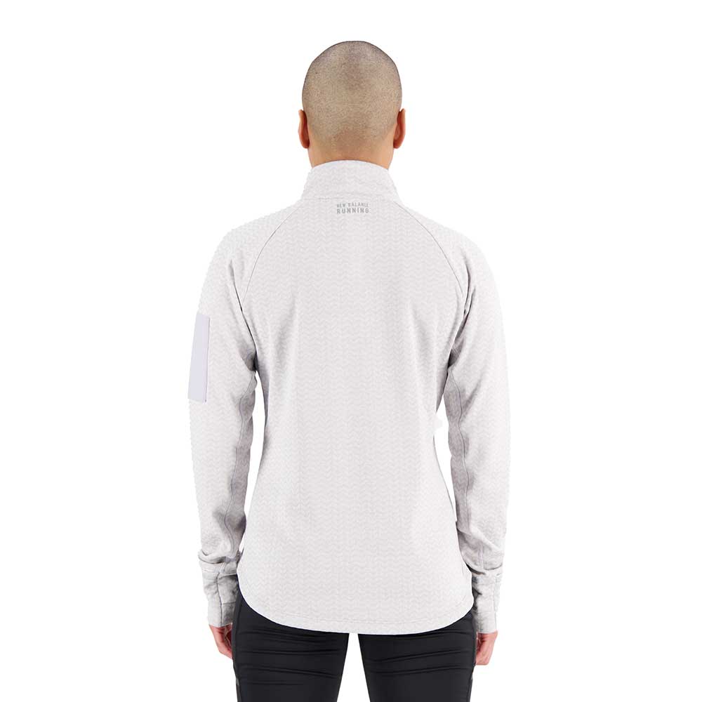 Women's NB Heat Grid Half Zip - Grey Violet Heather
