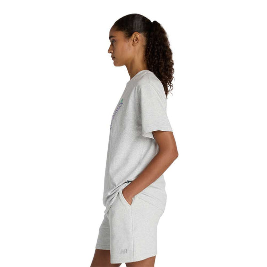 Women's Neon Relaxed T-Shirt - Grey