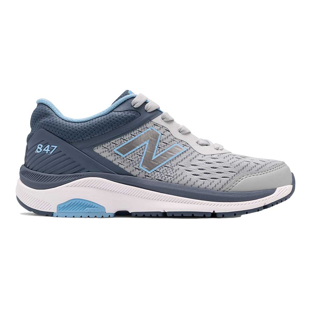 Women's 847 v4 Walking Shoe - Light Aluminum - Extra Extra Wide (4E)