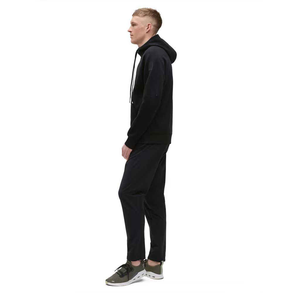Men's Zippered Hoodie - Black