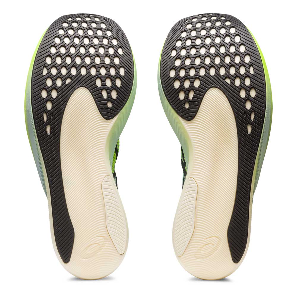 All Gender Metaspeed Sky+ Running Shoe - Hazard Green/Sky - Regular (D)