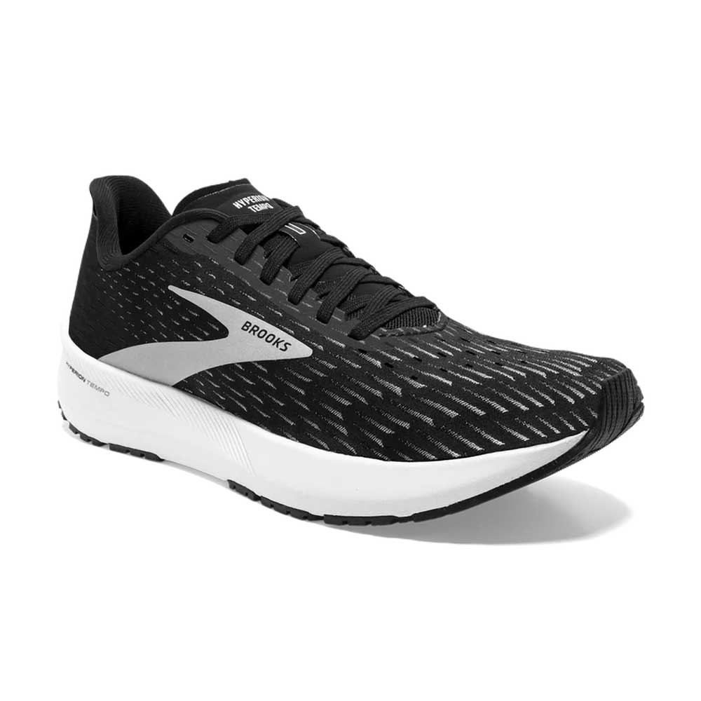 Men's Hyperion Tempo Running Shoe- Black/Silver/White- Regular (D)