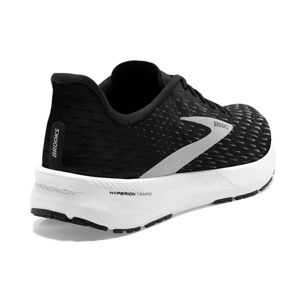 Men's Hyperion Tempo Running Shoe- Black/Silver/White- Regular (D)