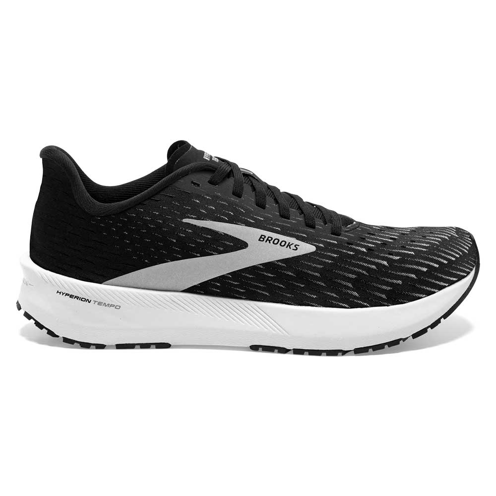 Men's Hyperion Tempo Running Shoe- Black/Silver/White- Regular (D)