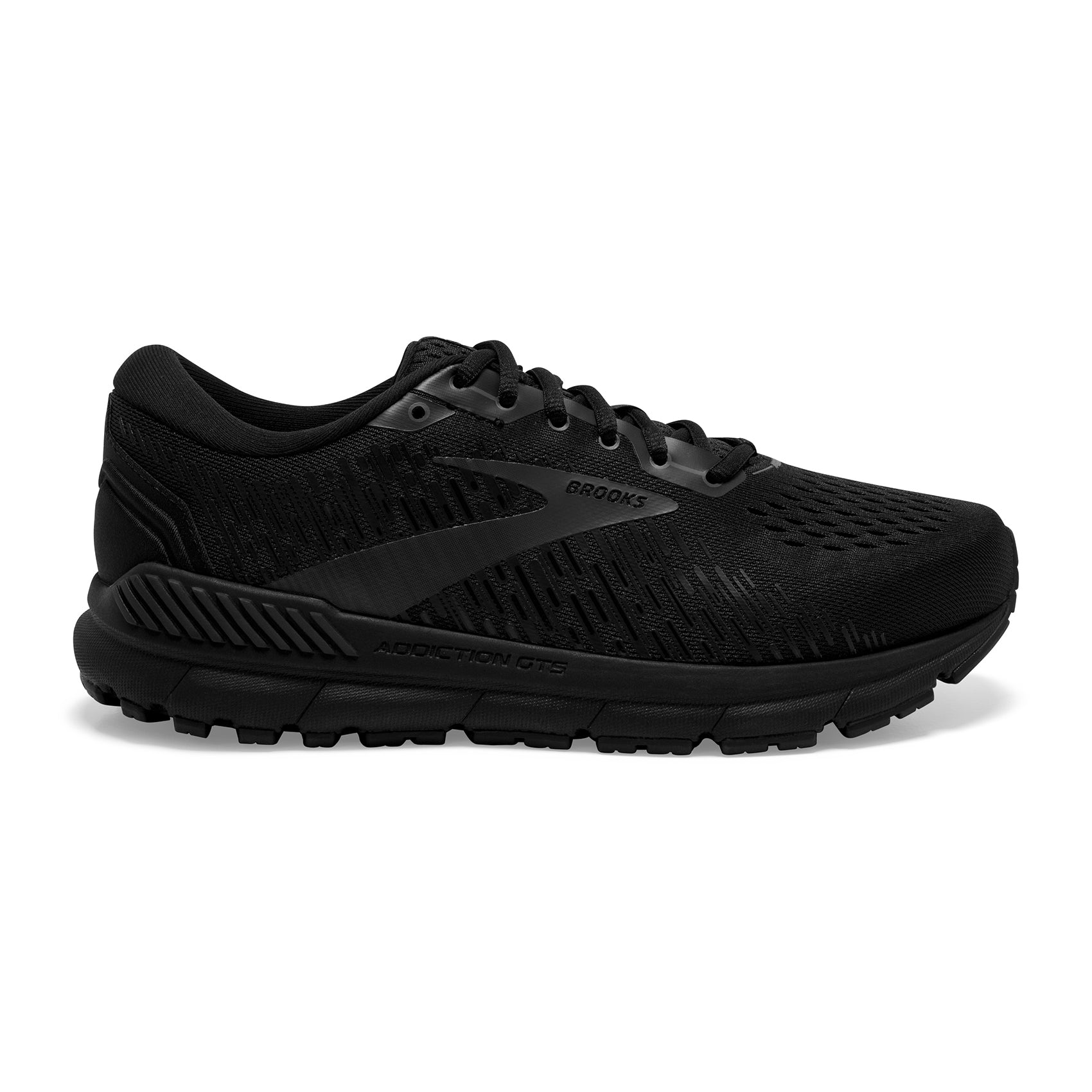 Men's Addiction GTS 15 Running Shoe Black/Black/Ebony Extra Wide (4E)