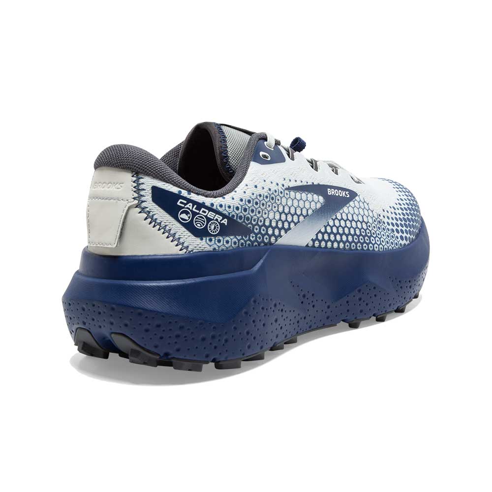 Men's Caldera 6 Trail Running Shoe - Oyster/Blue Depths/Pearl - Regular (D)