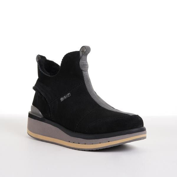 Women's KO-Z SNPR Mid Wedge Lifestyle Boot - Black/Satellite - Regular (B)