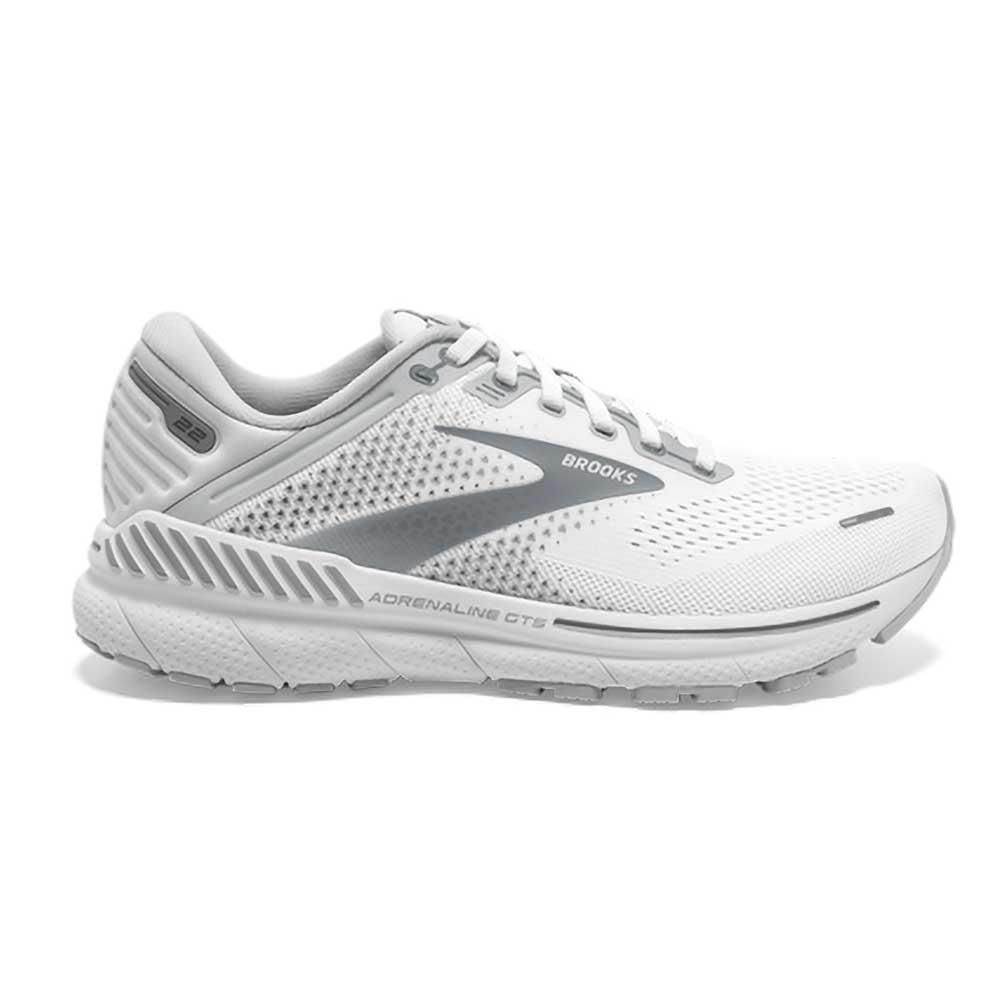 Women's Adrenaline GTS 22 - White/Oyster/Primer Grey- Regular (B)