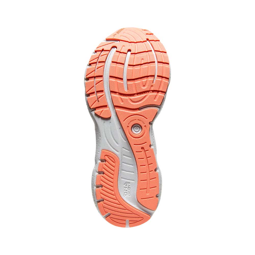 Women's Glycerin 20 Running Shoe- Oyster/Latigo Bay/Coral - Regular (B)