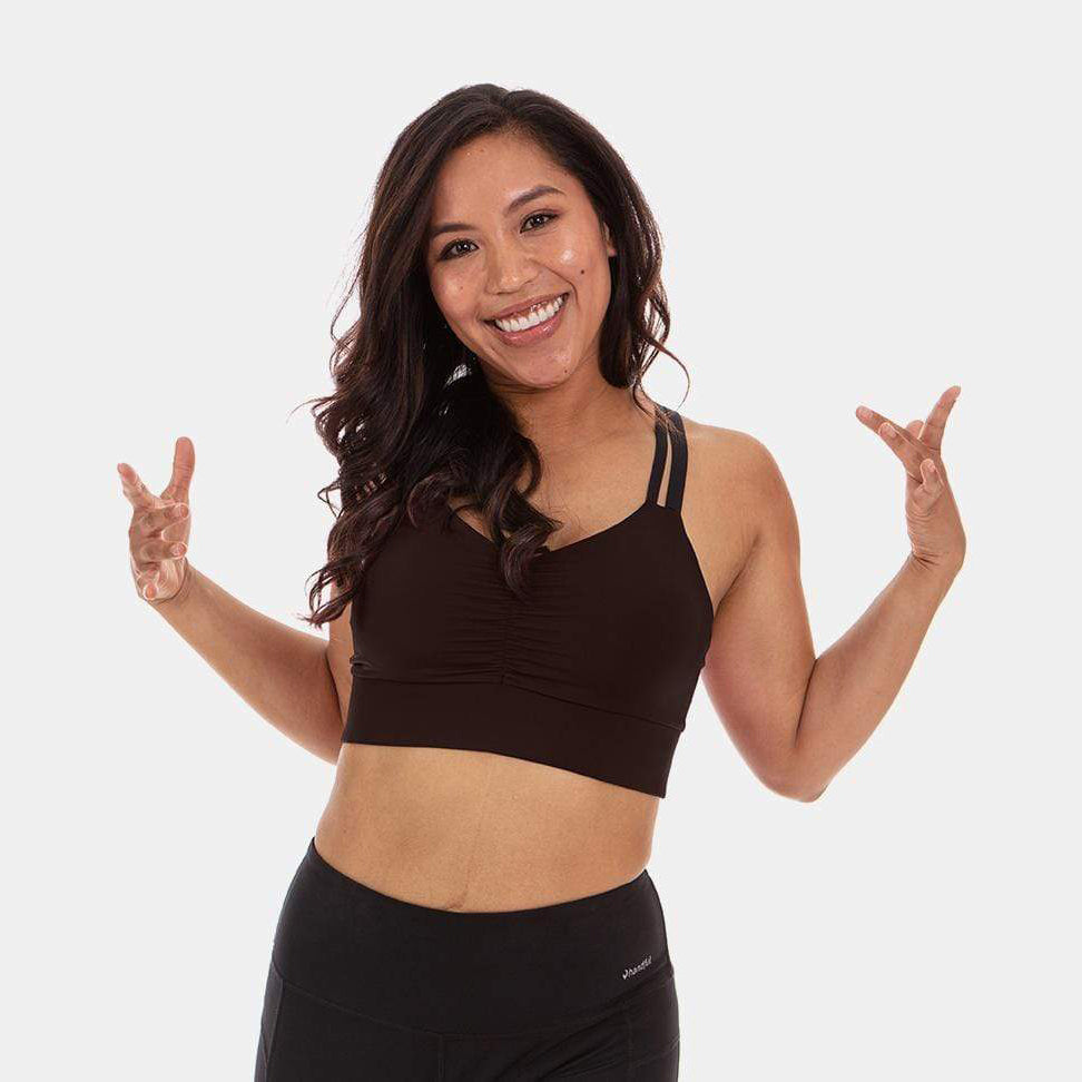 Women's Double Down Bra - Booya Black