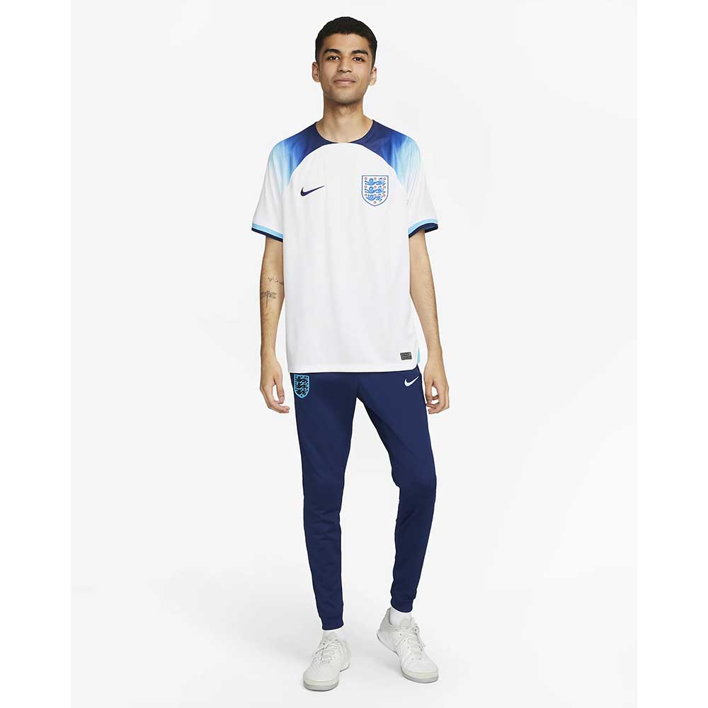 Men's England 2022/23 Dri-FIT Home Stadium Jersey - White/Blue Fury