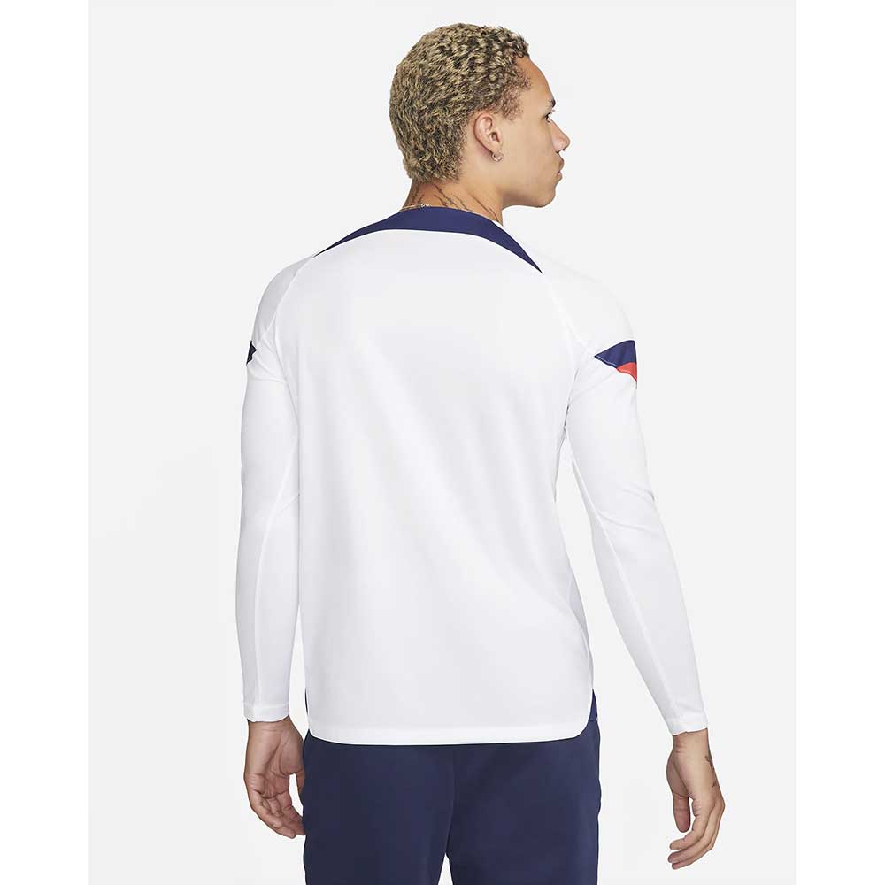 Men's USA Dri-FIT Stadium Home Long Sleeve Jersey - White/Loyal Blue
