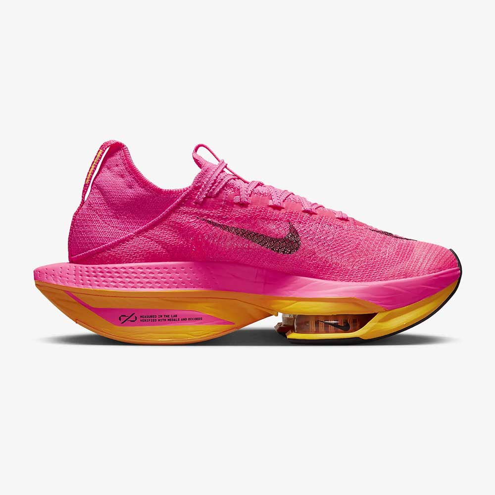 Trillen Boos worden rol Women's Nike Alphafly 2 Running Shoe - Hyper Pink/Black/Laser Orange- –  Gazelle Sports