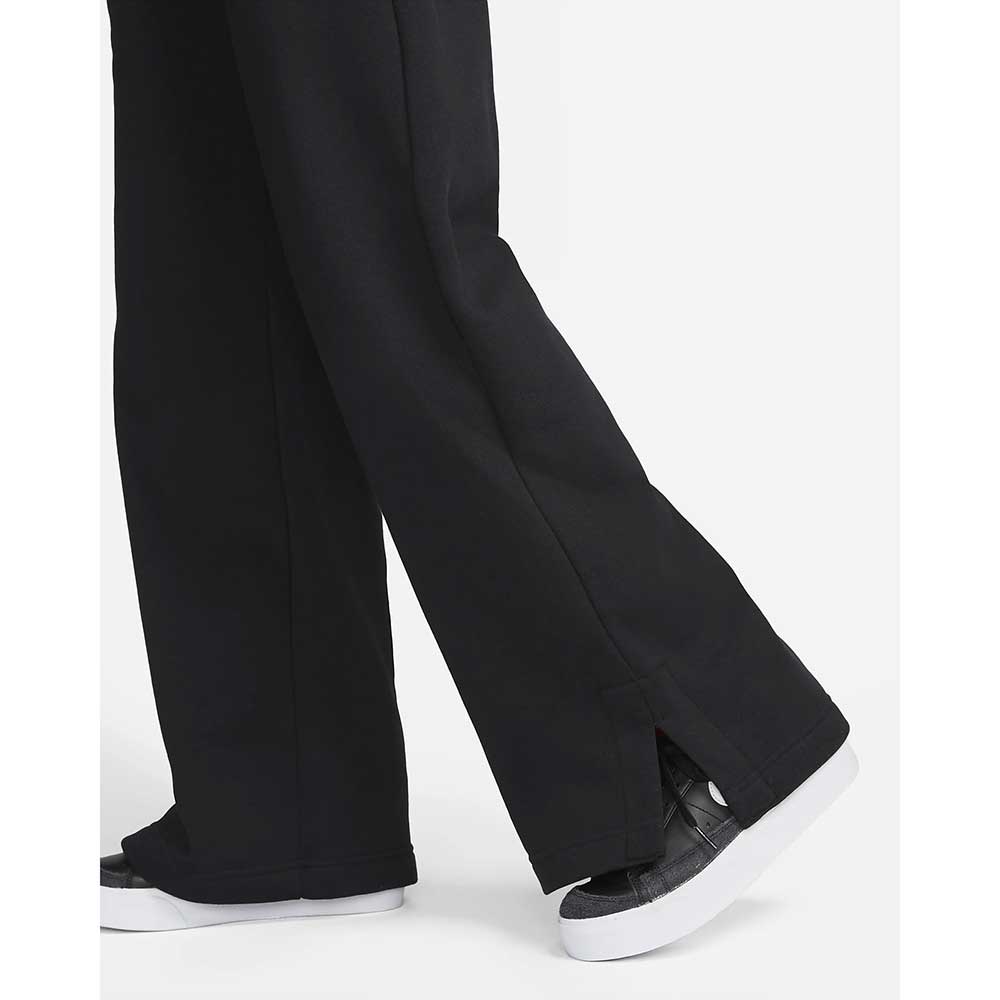 Women's Fleece High Rise Pant Wide - Black