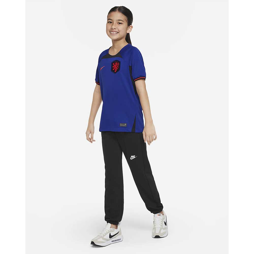 Youth Netherlands 2022/23 Dri-FIT Stadium Away Jersey - Deep Royal/Black
