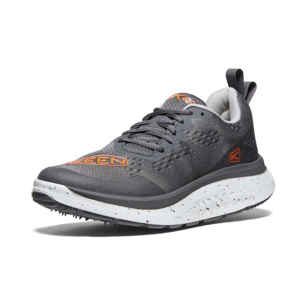 Men's WK400 Walking Shoe - Steel Grey/Scarlet Ibis- Regular (D)