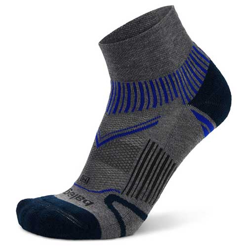 All Gender Enduro Quarter Socks - Grey Heather/Ink