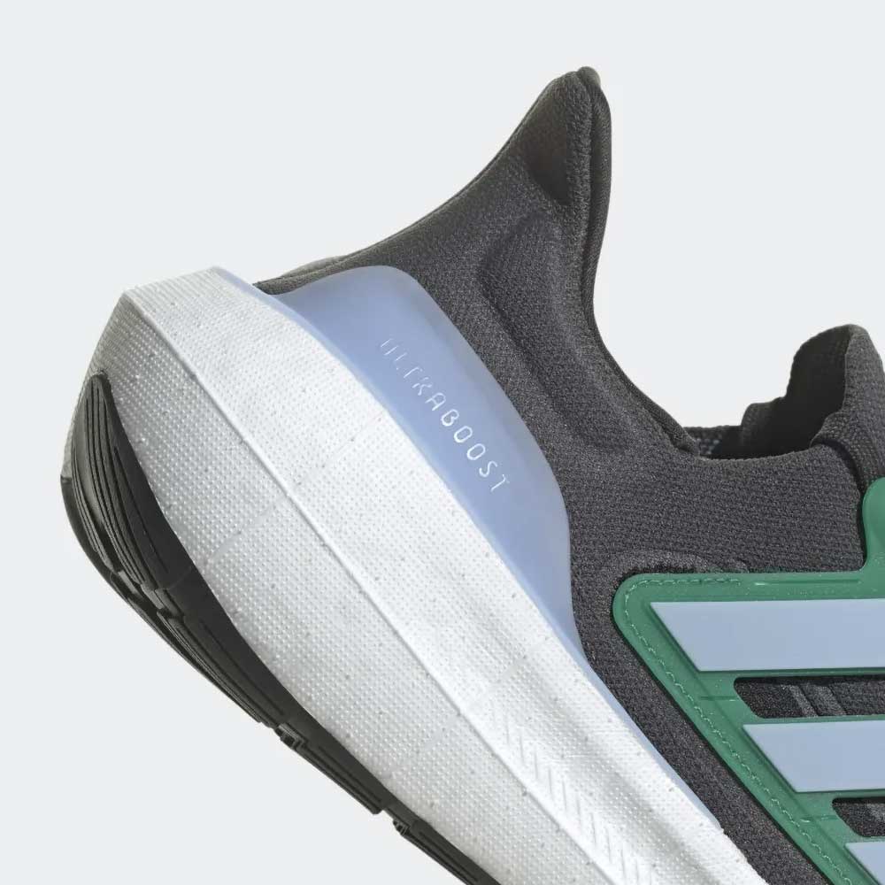Men's Ultraboost Light Running Shoe- Carbon/Blue Dawn/Court Green- Regular (D)