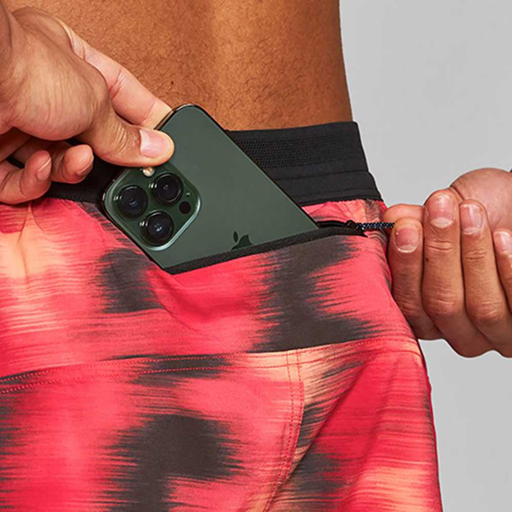 Men's 5in AFO Middle Short - Sunset Abstract