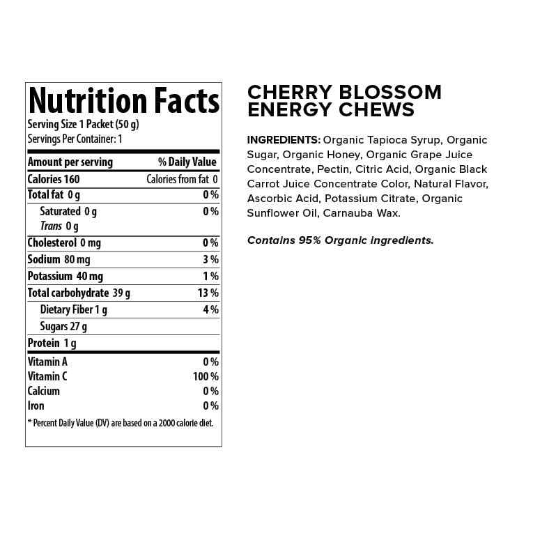 Energy Chews - Cherry Blossom