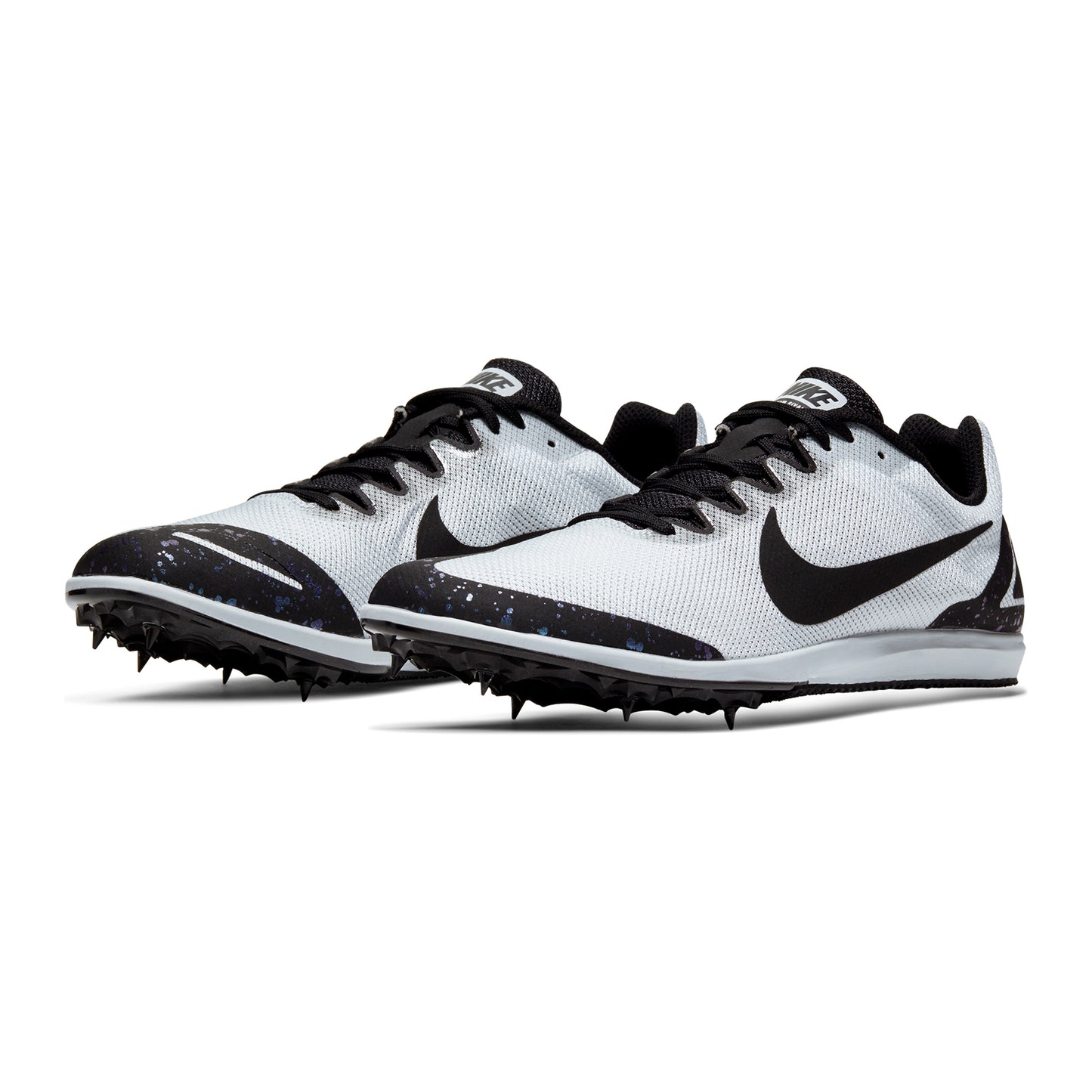 Unisex Zoom Rival D 10 Track Spike - Pure Platinum/Black/Indigo Fog-Regular (D)