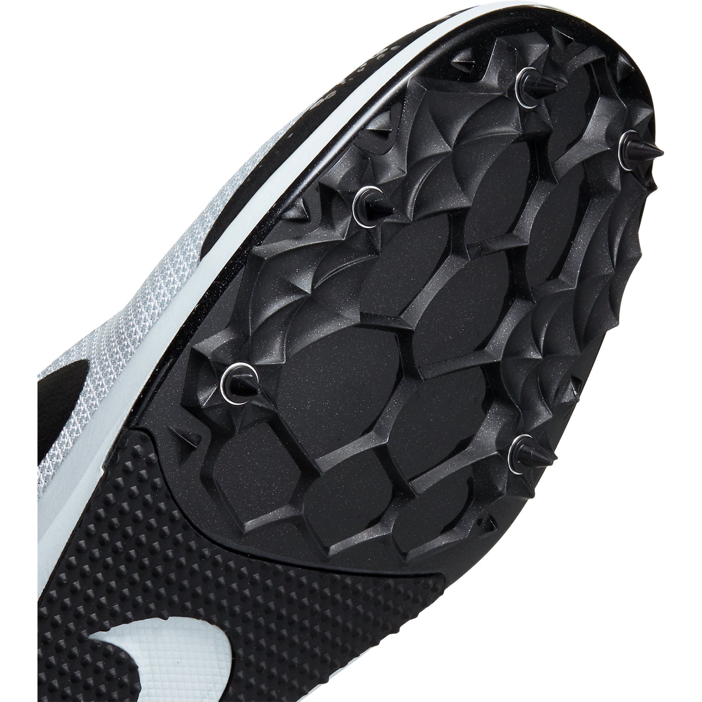 Unisex Zoom Rival D 10 Track Spike - Pure Platinum/Black/Indigo Fog-Regular (D)
